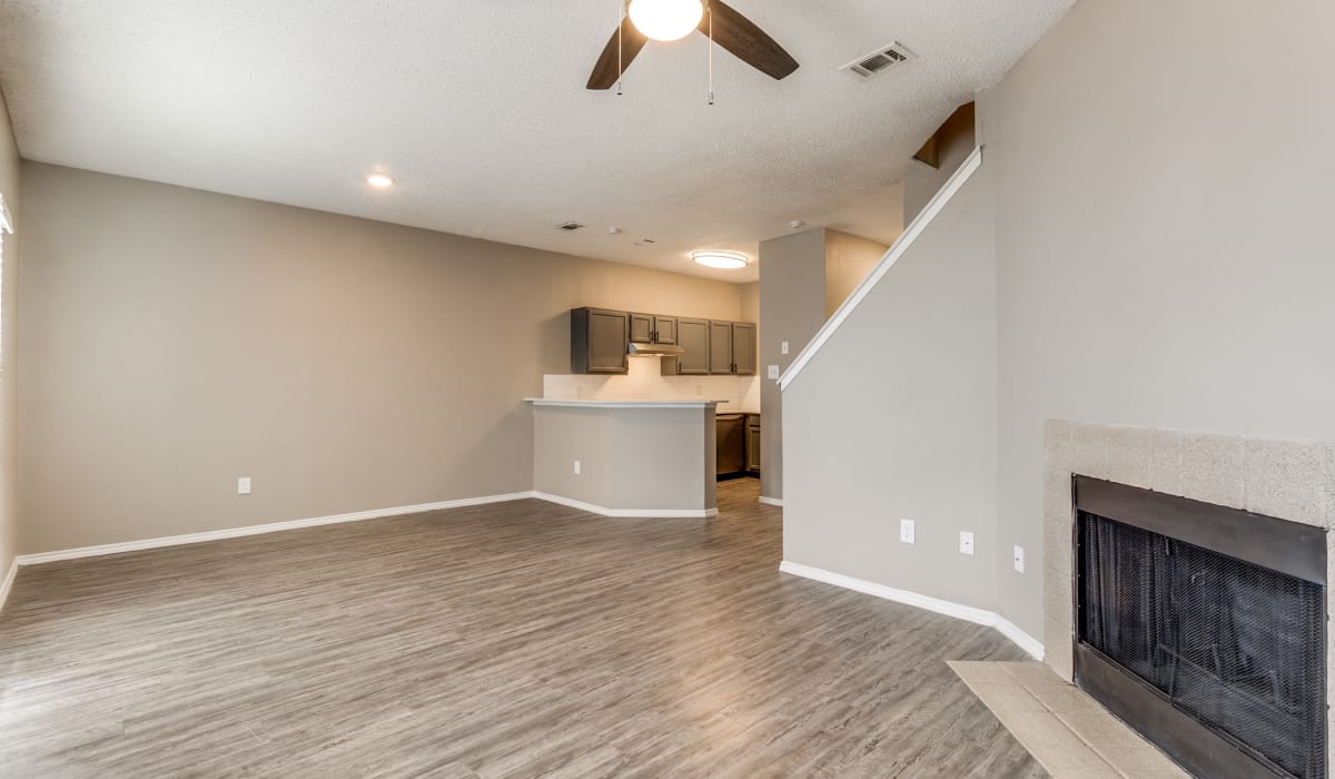 Open floor plan at Knowlton Apartment Homes in Mesquite, Texas