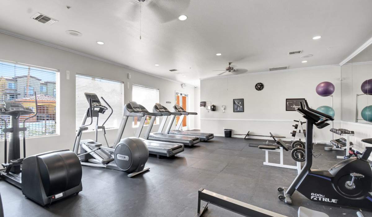 Resident fitness center at La Serena at Toscana in Phoenix, Arizona