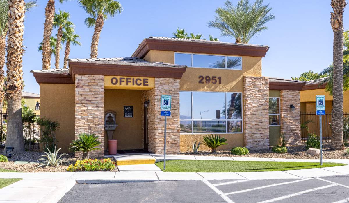 Resident leasing office at La Serena at the Heights in Henderson, Nevada