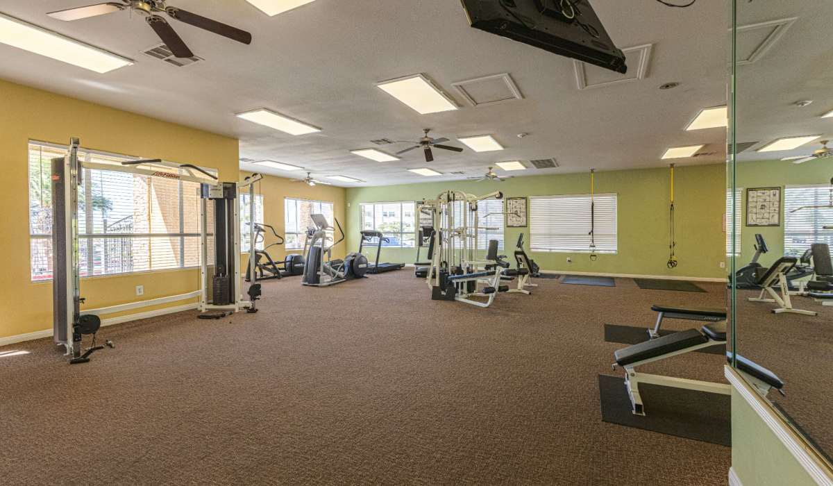 Fitness center at La Serena at the Heights in Henderson, Nevada