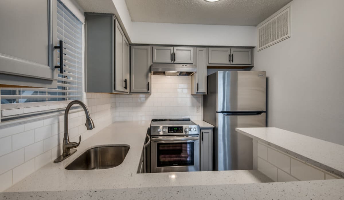 Quality kitchen at Hawke Apartment Homes in Irving, Texas