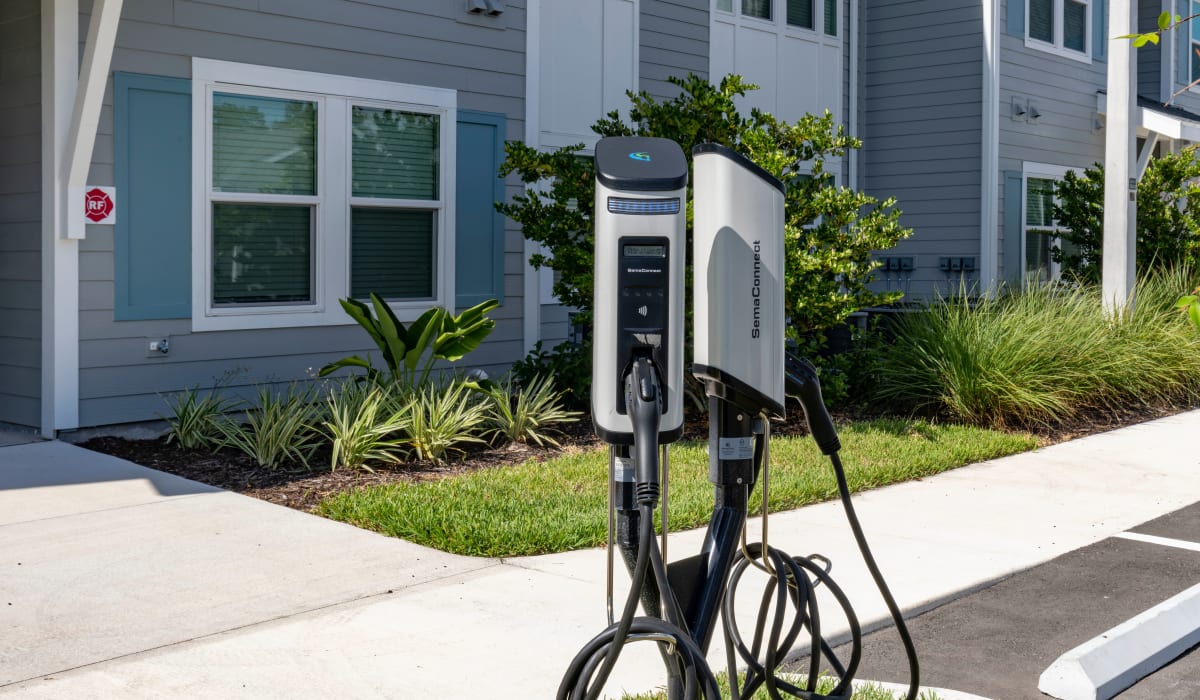 Electric charging stations for cars at Sentosa Riverview in Riverview, Florida