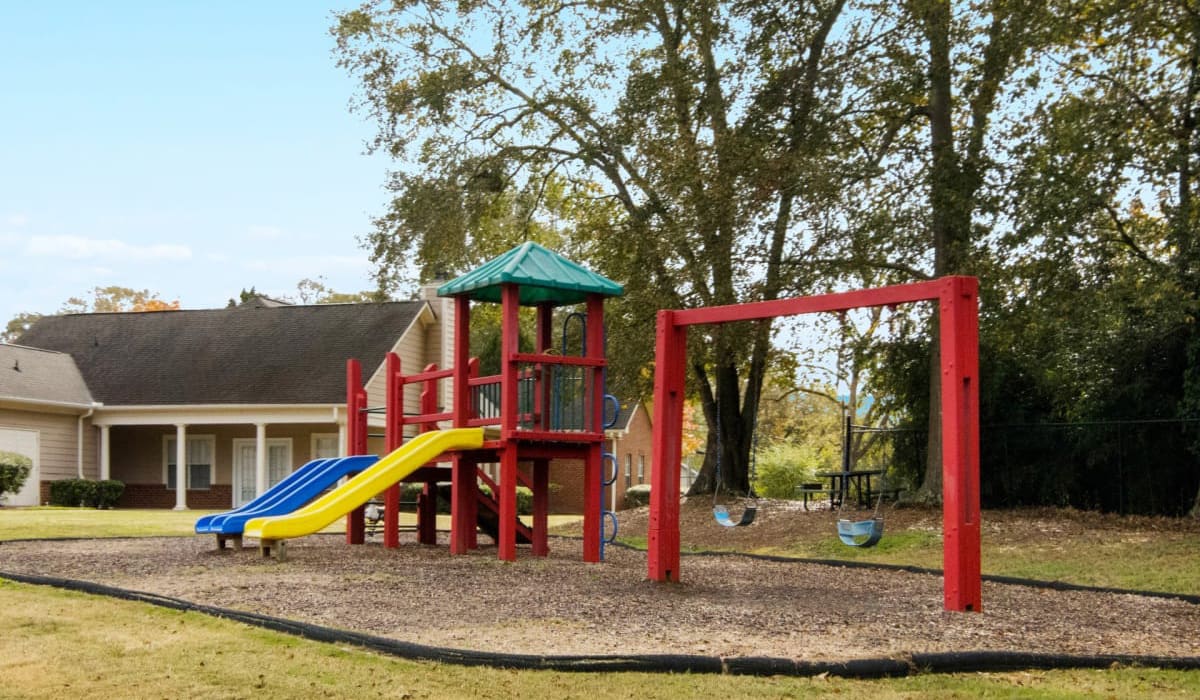 The community playground for children at St. Phillip Villas in Griffin, Georgia