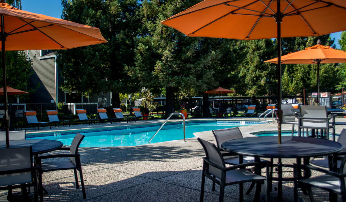 Community pool at Waterford Cove in Sacramento, California