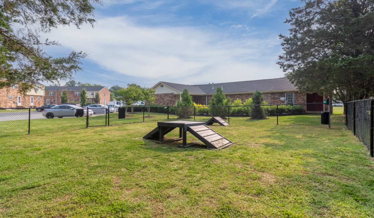 agility area for dogs at Landmark at Tuckahoe in Henrico, Virginia