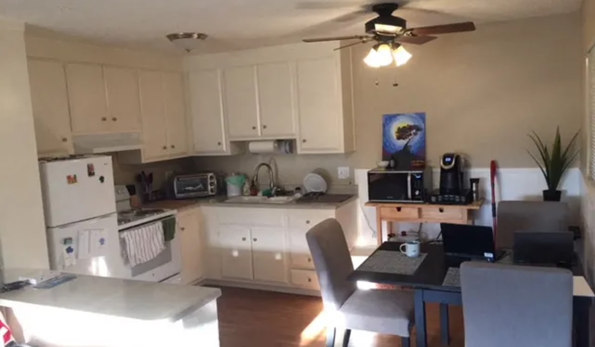 Kitchen at 1221 Vallejo Apartments in Novato, California