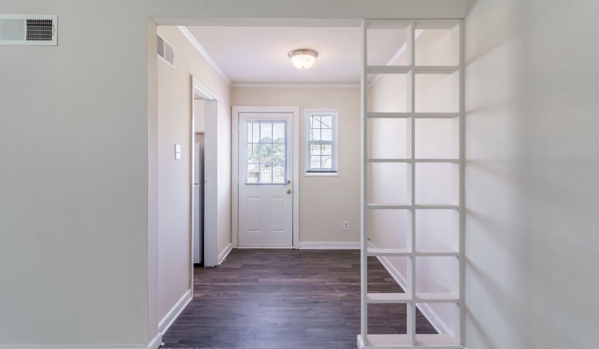 backdoor of apartment at Hilliard Road Apartments in Richmond, Virginia