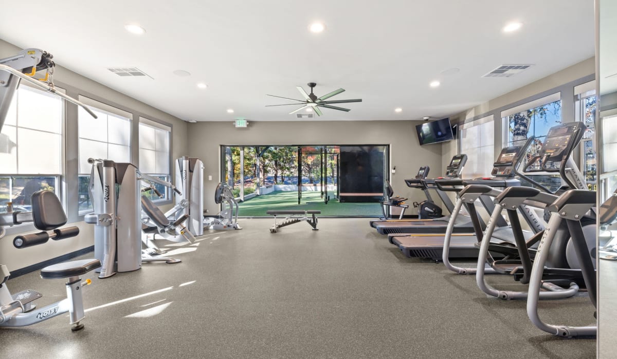 Fitness center at The Preserve at Creekside in Roseville, California