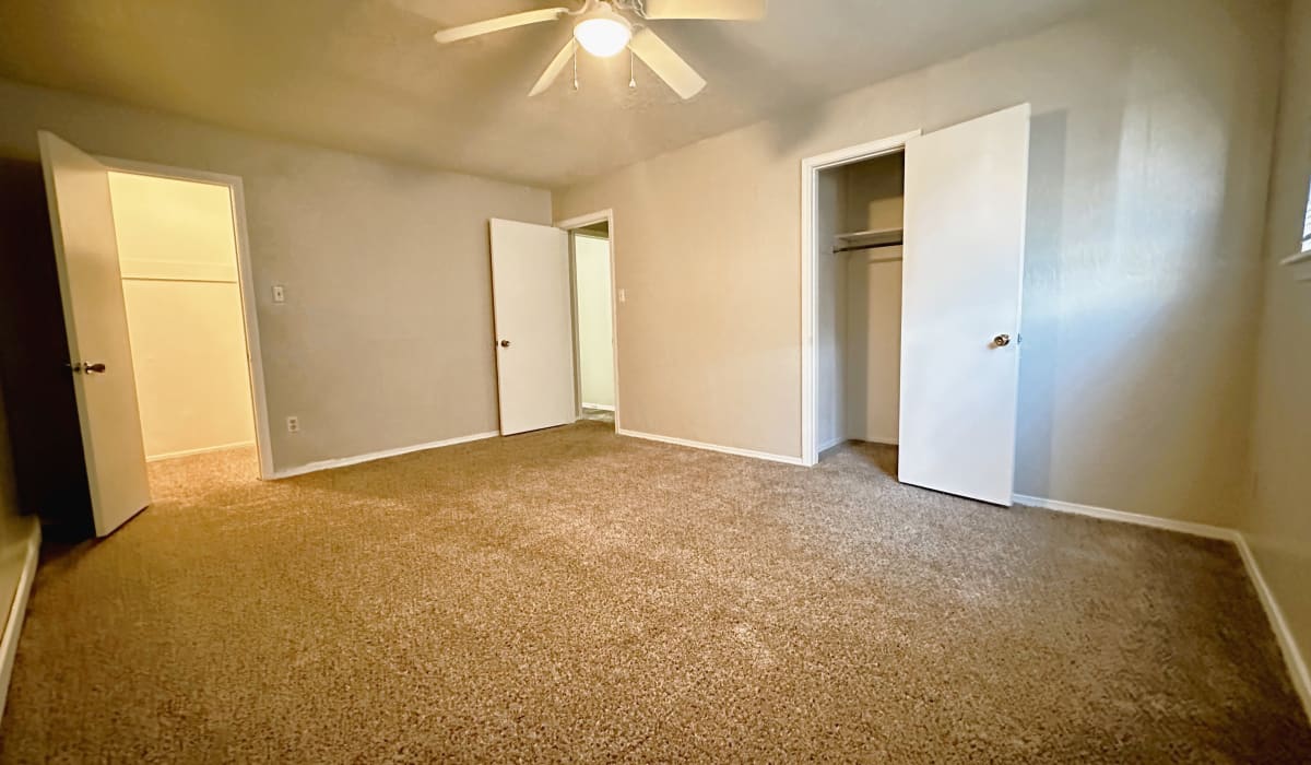 Unfurnished bedroom at Regency Apartments in Lawton, Oklahoma