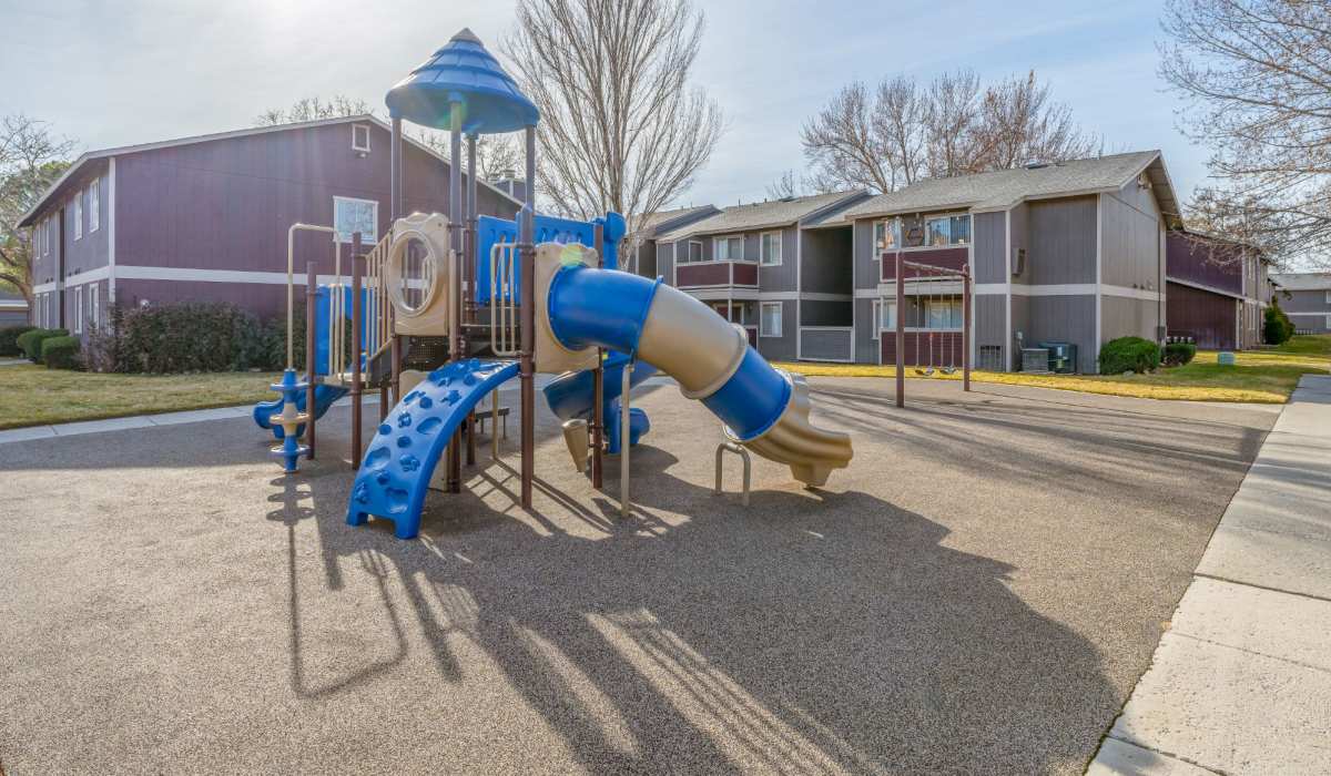 Outdoor playground at Rosewood Park Apartments in Reno, Nevada