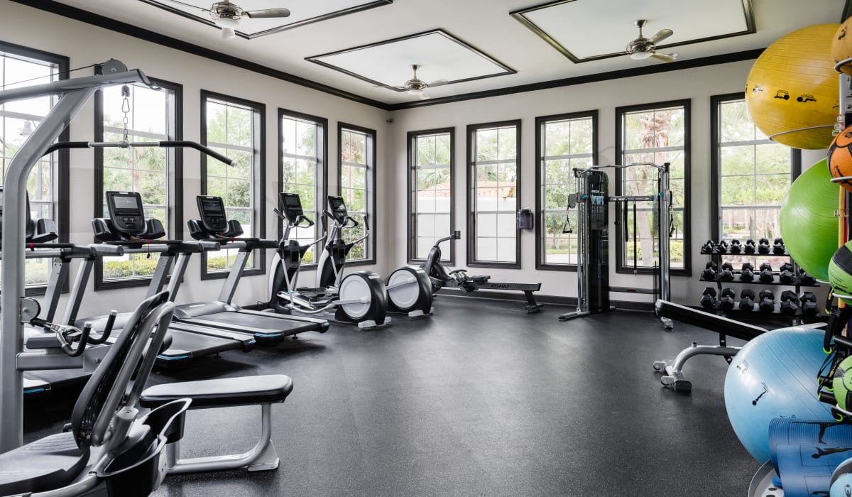FItness center at Heritage on Millenia Apartments in Orlando, Florida