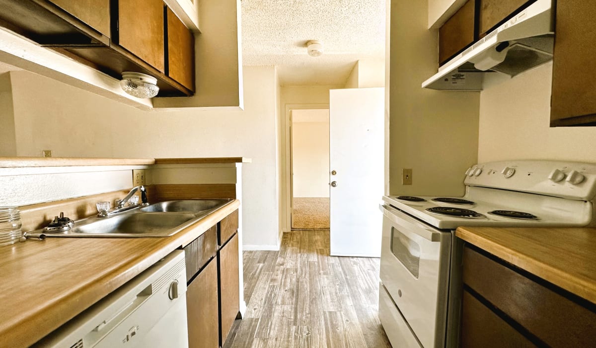 Kitchen of Avalon Apartments in Lawton, Oklahoma