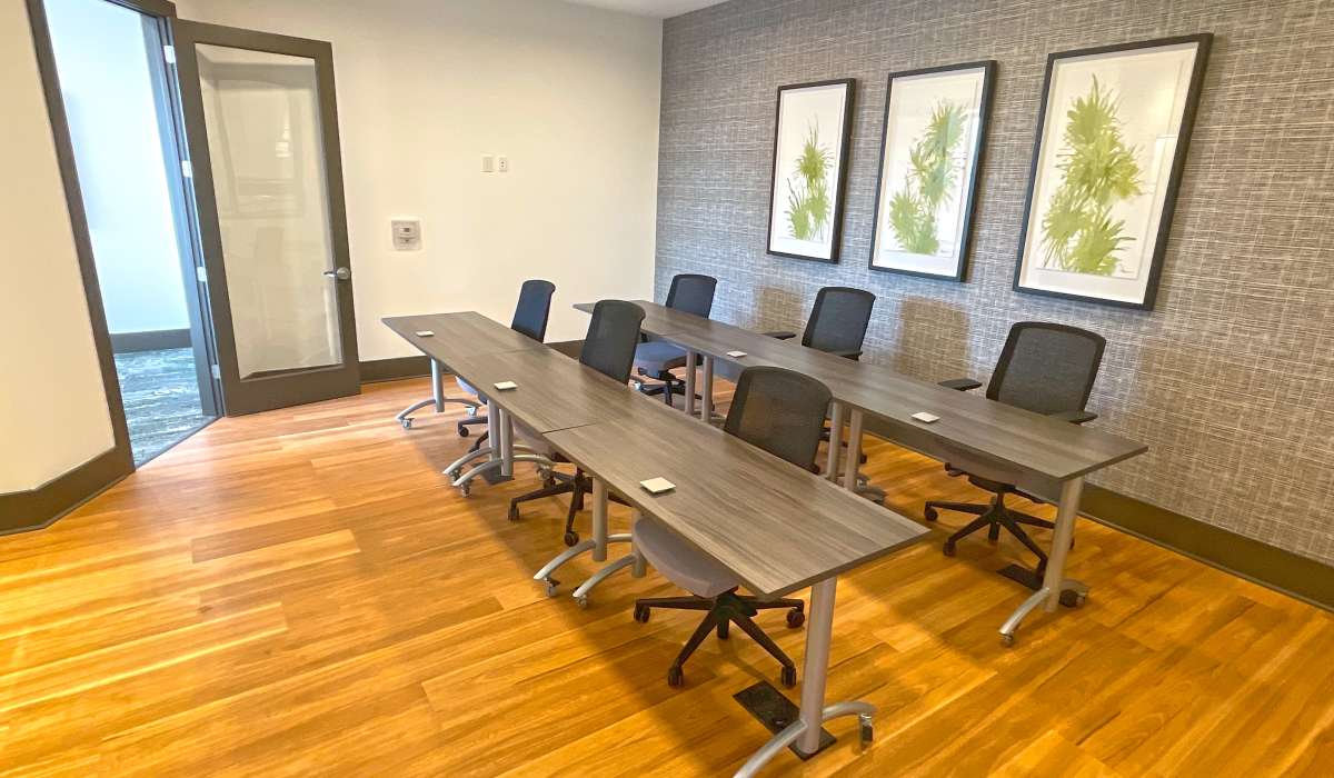 Community board room at Millhouse Station in Augusta, Georgia