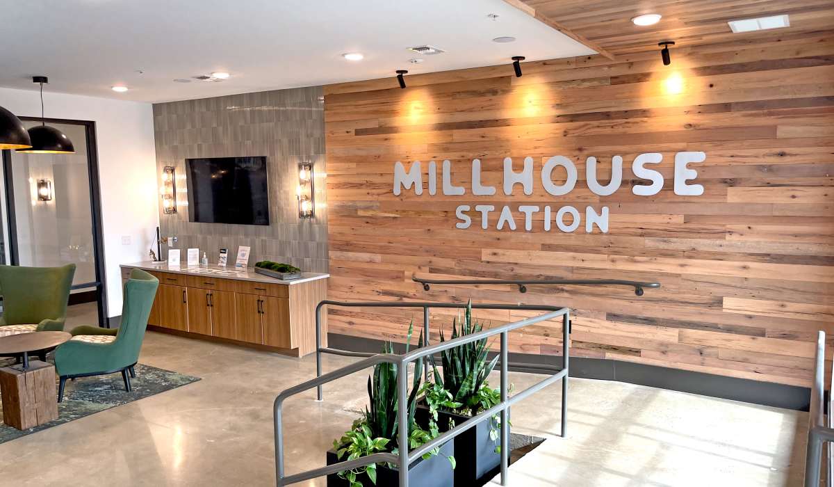 Our entrance at Millhouse Station in Augusta, Georgia