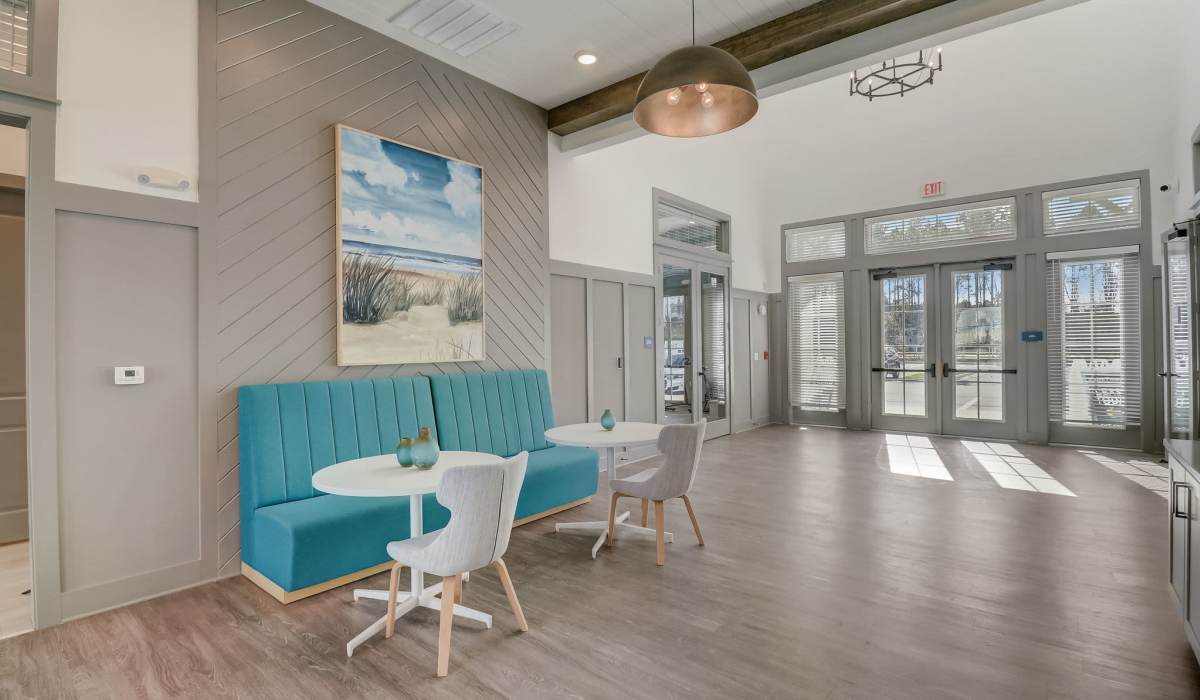 Entrance to the clubhouse at Seaton Preserve in Jacksonville, Florida
