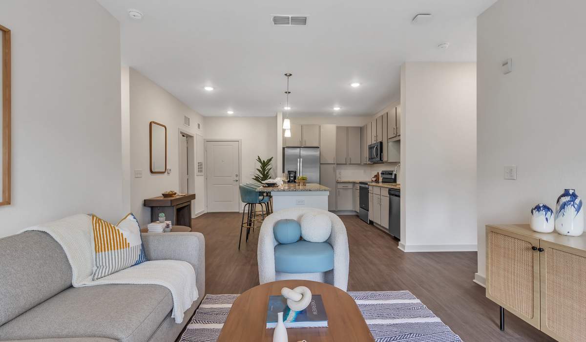 Living room at Seaton Preserve in Jacksonville, Florida