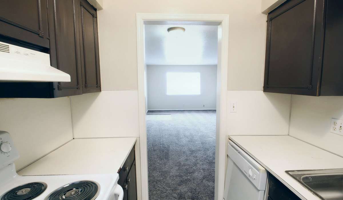 Kitchen at Magnolia Creek Apartments in Tulsa, Oklahoma