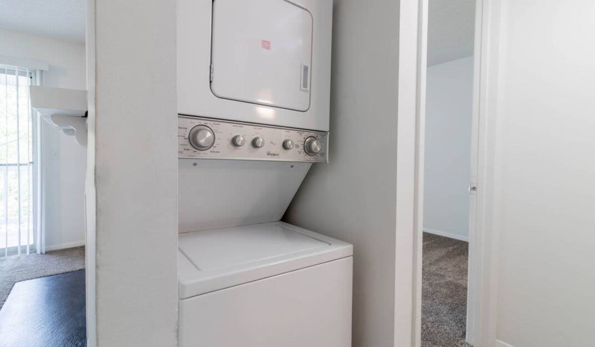 Washer and dryer at Sand Ridge in Wilmington, North Carolina