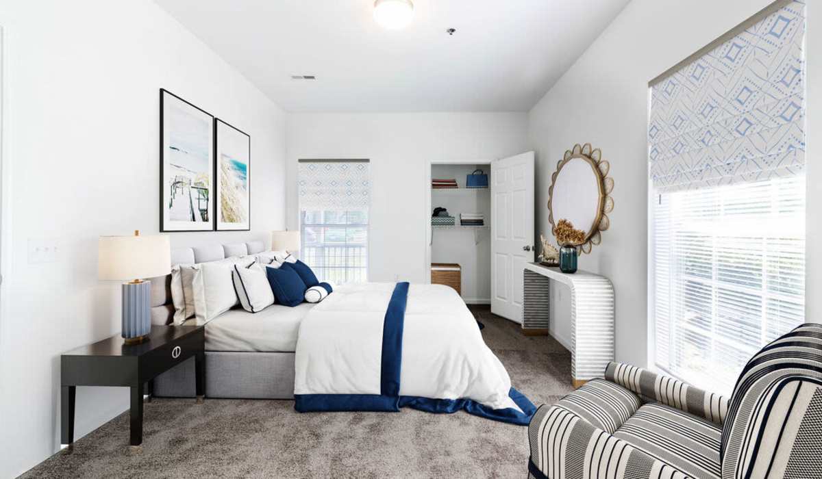Cozy bedroom at Sand Ridge in Wilmington, North Carolina