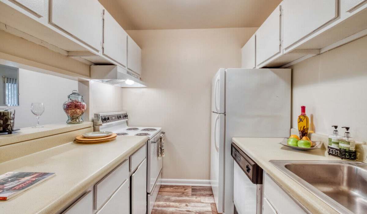 kitchen with light cabinetry at North Slope Apartments in Richmond, Virginia