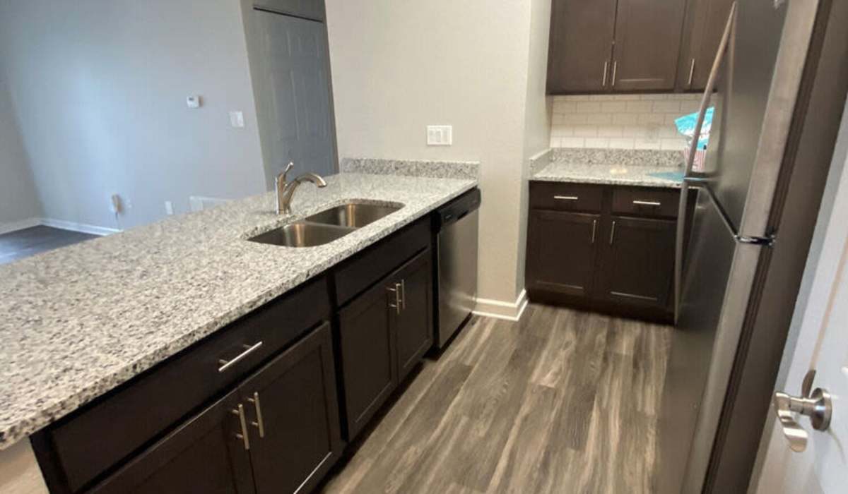 granite countertops at Washington Village Apartments in Greenfield, Indiana