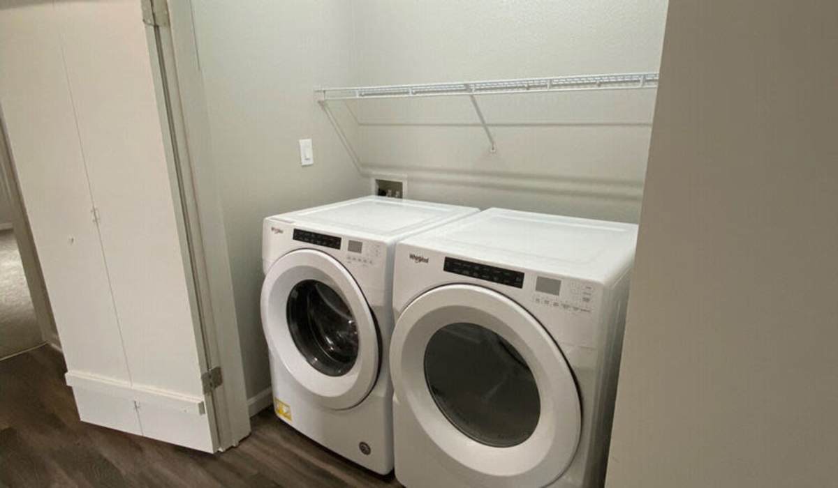 in-unit washer and dryer at Washington Village Apartments in Greenfield, Indiana