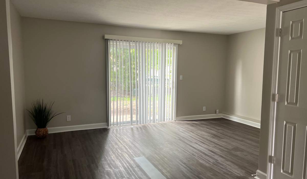 wood-style flooring at Parkview Rental Townhomes in Columbus, Indiana