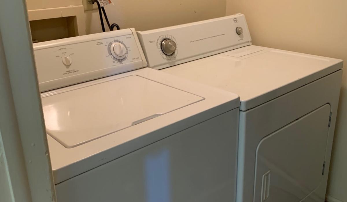 washer and dryer at Parkview Rental Townhomes in Columbus, Indiana