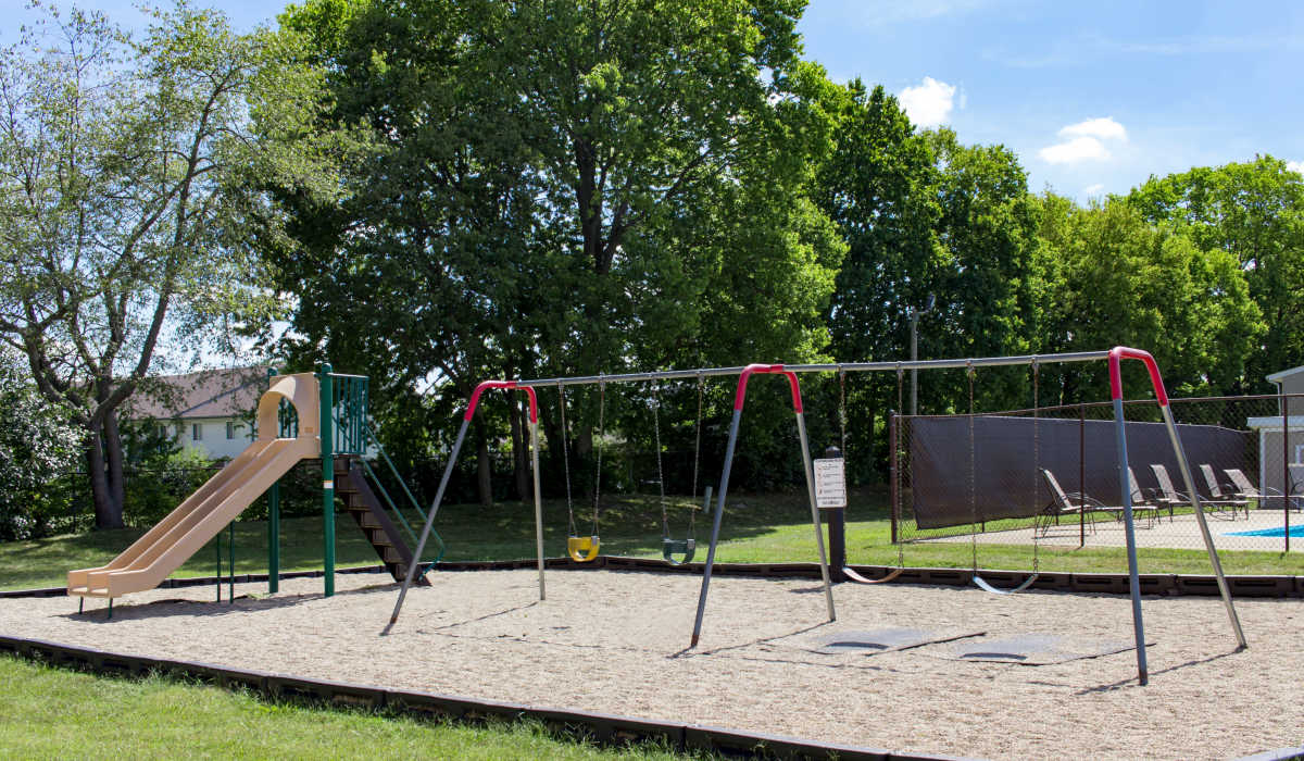 playground at Parkview Rental Townhomes in Columbus, Indiana