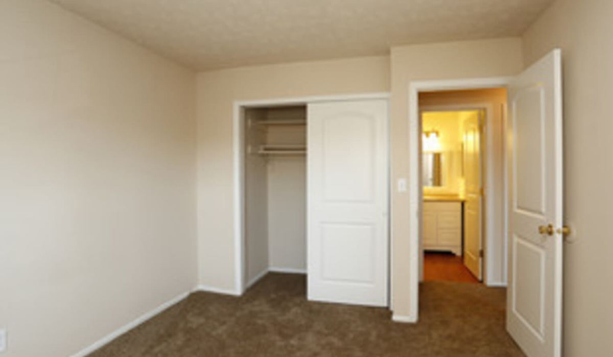 master bedroom at Castleton Manor Apartments in Indianapolis, Indiana