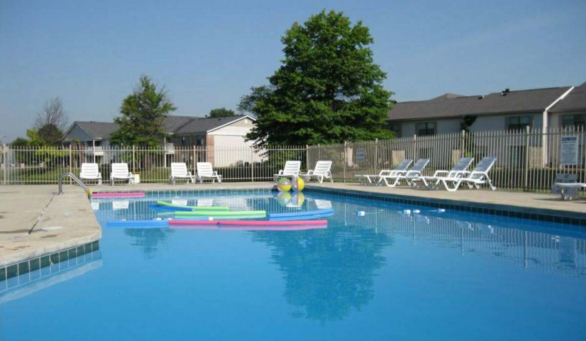 swimming pool at Castleton Manor Apartments in Indianapolis, Indiana