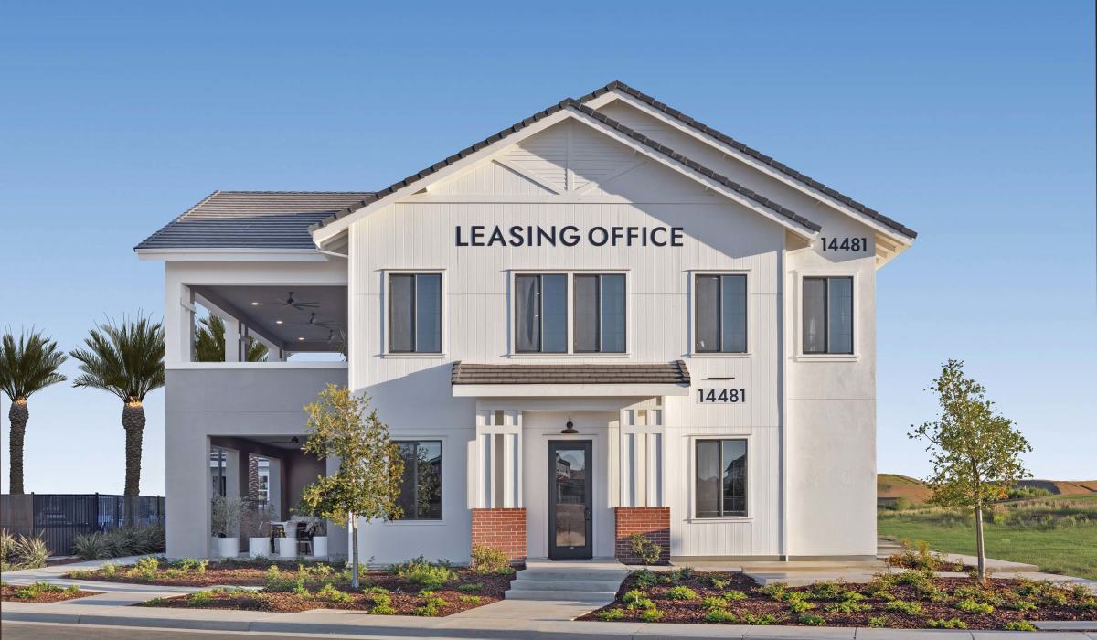 Modern Style Leasing Office in Atwell at Folsom Ranch in Folsom, California