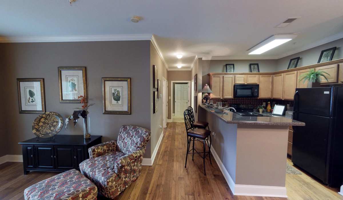Open living space at The Enclave of Hardin Valley in Knoxville, Tennessee