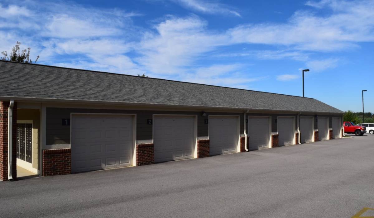 Garages available at The Enclave of Hardin Valley in Knoxville, Tennessee