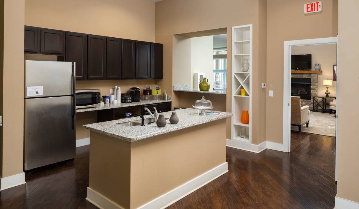 Community kitchen at The Preserve at Hardin Valley in Knoxville, Tennessee