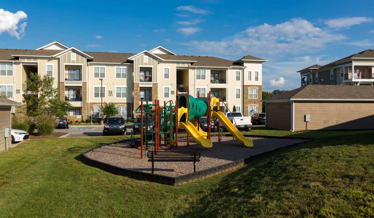 Children's playground at The Preserve at Hardin Valley in Knoxville, Tennessee