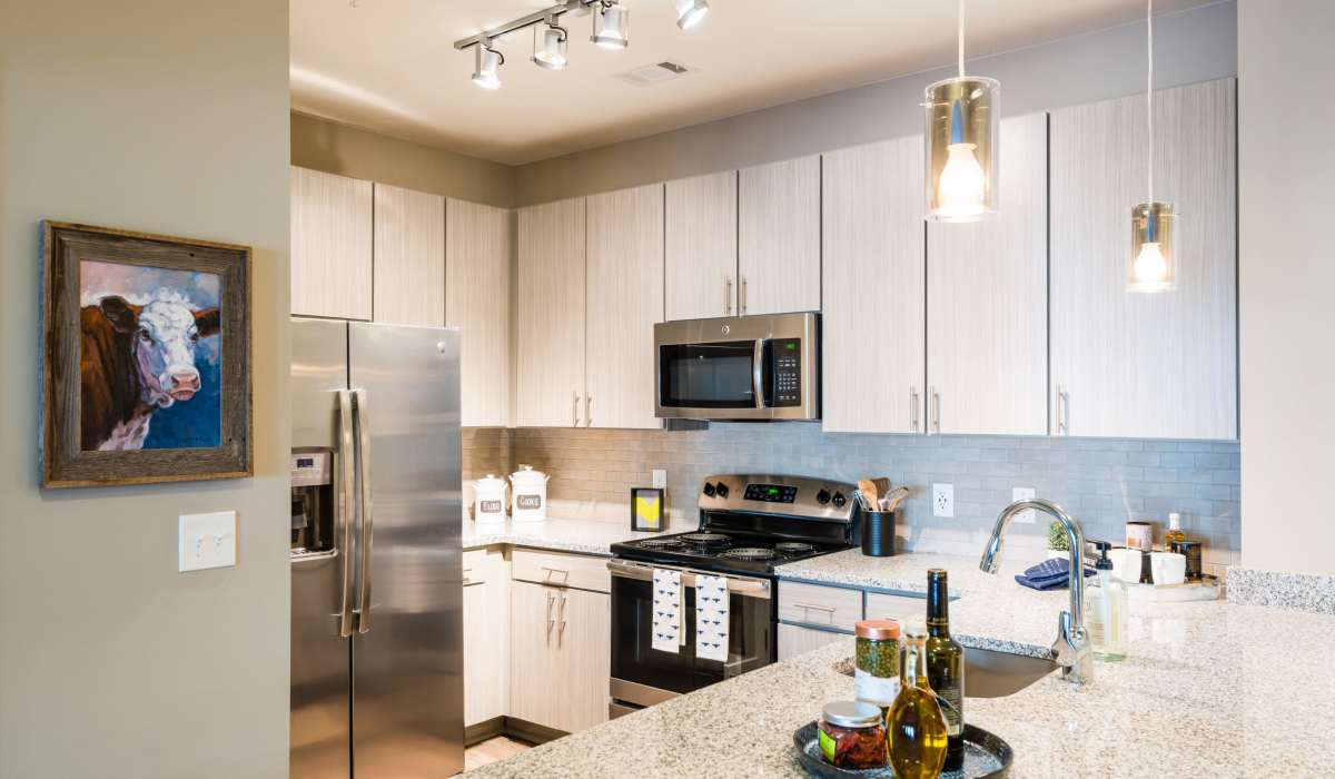 Modern kitchen at The Heyward in Charleston, South Carolina