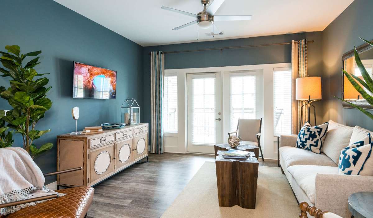 Open living space at The Heyward in Charleston, South Carolina