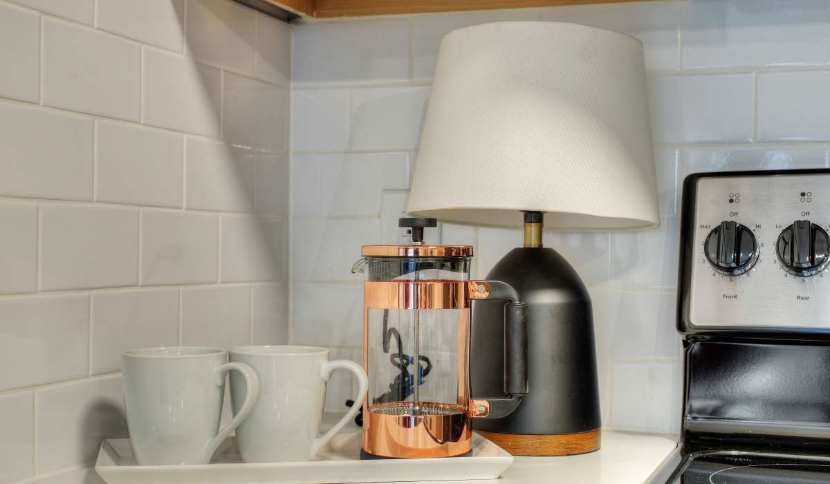 Coffee maker at Alder Walk in Puyallup, Washington