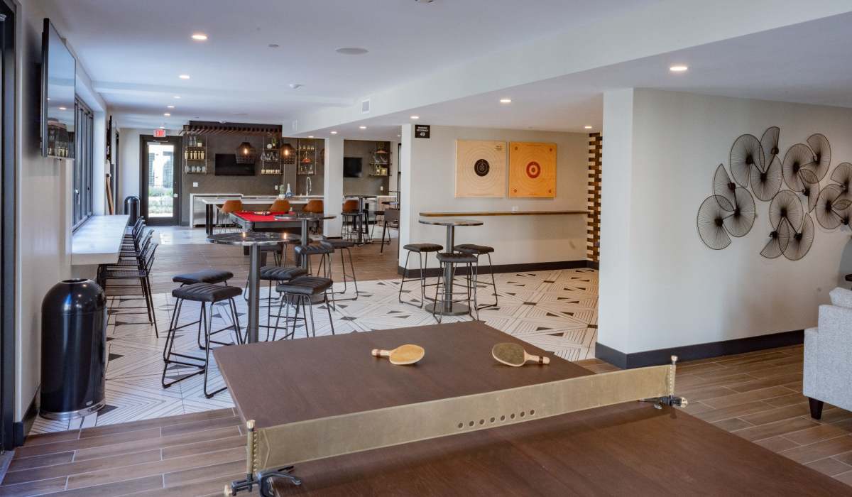 Ping pong table at The Dylan Apartment Homes in Hercules, California