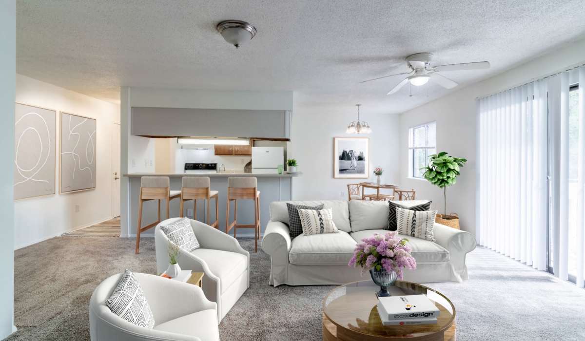 Inside unit at Tanglewood Apartments in Southern Pines, North Carolina