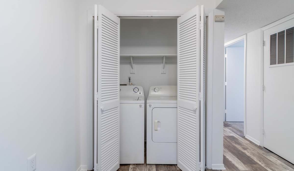 washer and dryer at Sand Ridge in Wilmington, North Carolina
