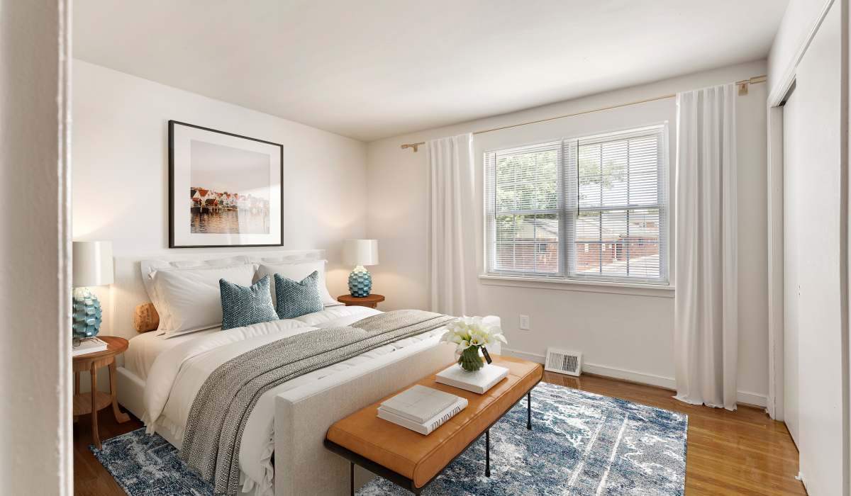 bedroom at Landmark at Tuckahoe in Henrico, Virginia