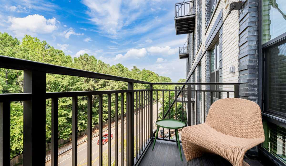 Balcony at Channel House in Raleigh, North Carolina