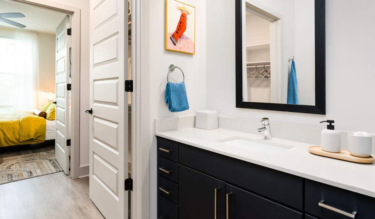 Bathroom at Channel House in Raleigh, North Carolina