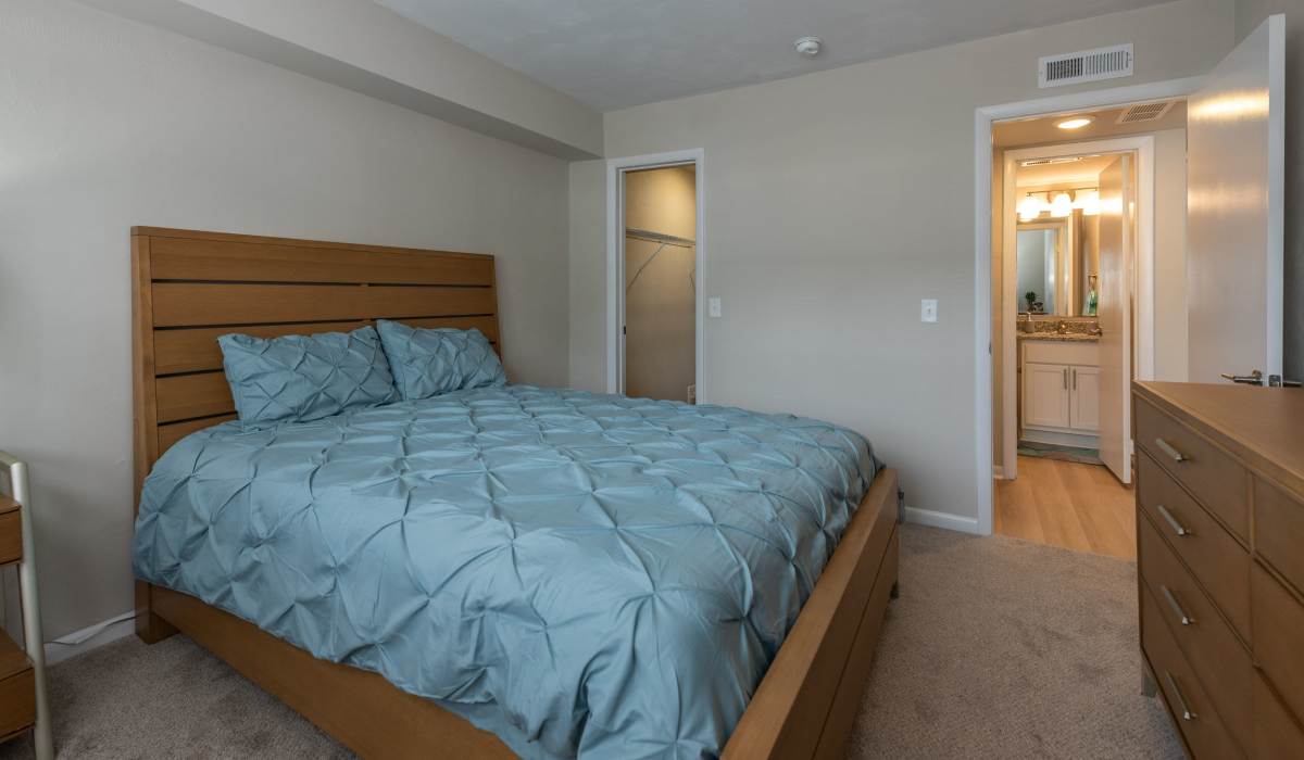 Master bedroom at Attain at Chic’s Beach, Virginia Beach, Virginia