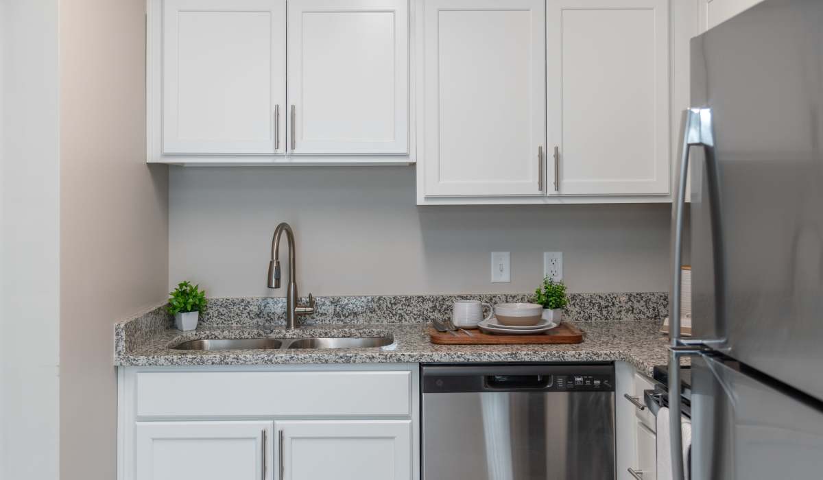 Modern kitchen at Attain at Chic’s Beach, Virginia Beach, Virginia