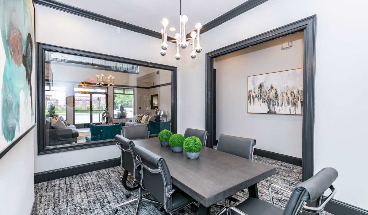 Conference room at The Reserve at Johns Creek Walk in Johns Creek, Georgia