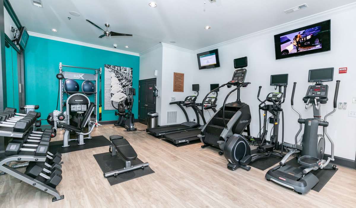 Fitness Center at The Reserve at Johns Creek Walk in Johns Creek, Georgia