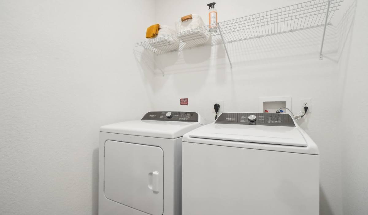 Clean Laundry area in Avocet at Melbourne